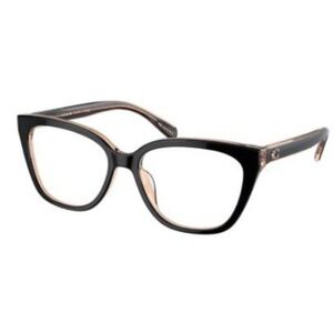 Coach Black and Rose Gold Women's Glasses HC6226U
